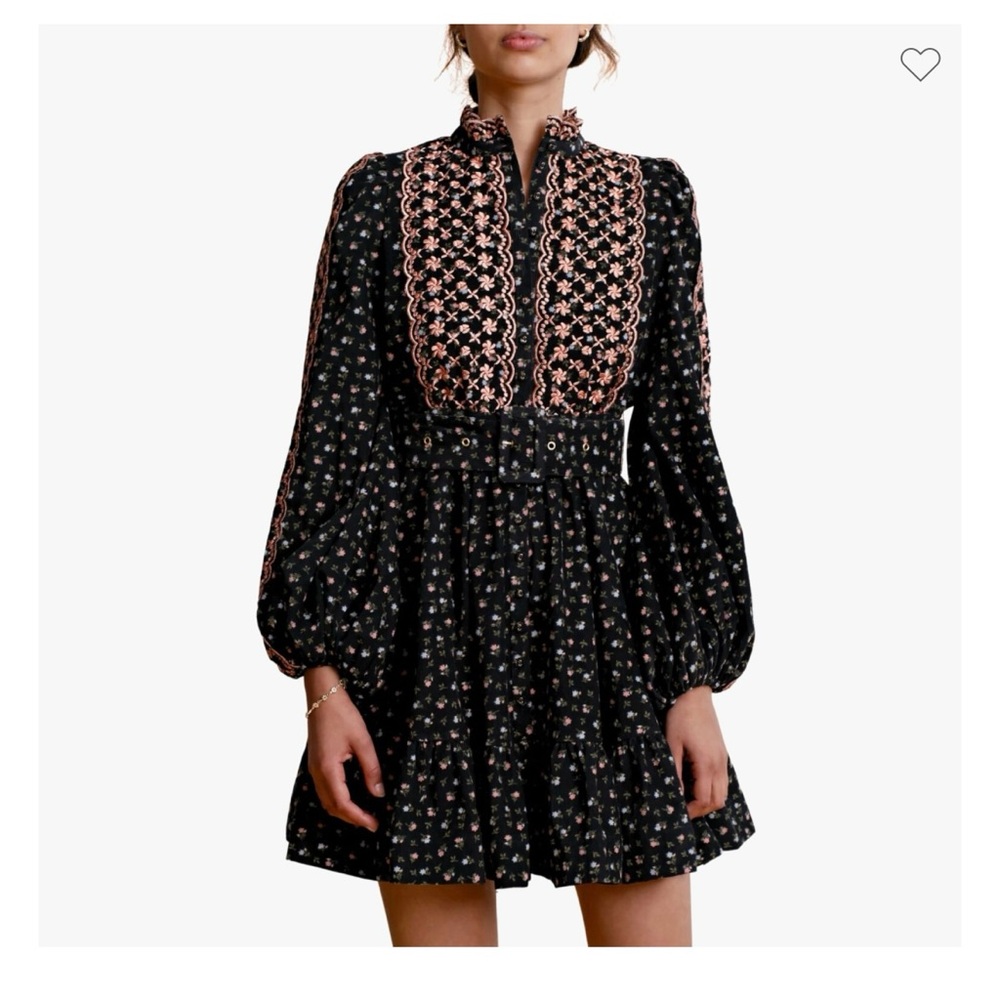 ByTiMO Baby Cord Black and Pink Women's Dress